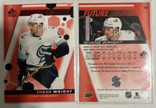 2–2022-23 SP Authentic Future Watch Limited Red Shane Wright #150 RC Kraken B071