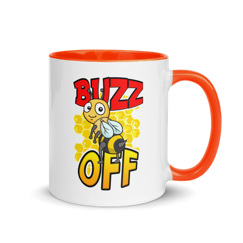Taza Buzz Off - Café Frío o Caliente de Cerámica - Por Todas Partes - Abeja Amante Abeja Regalo - Imagen 8 de 13