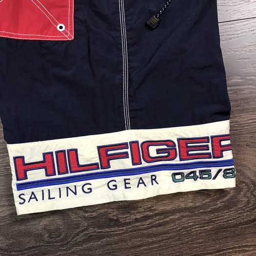 Tommy Hilfiger authentische Segelausrüstung Herren 1988 Vintage Badekoffershorts Gr. L - Bild 8 von 13