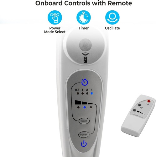 18'' Remote Control Oscillating Fan - Adjustable Height & 3 Speeds, Quiet Coo... - Picture 6 of 11