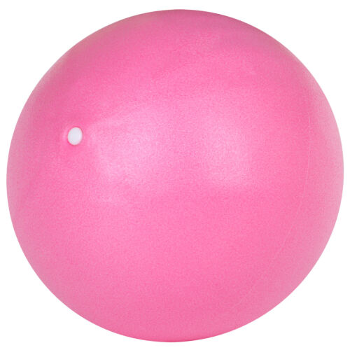 TRIXES Pink Pilates Exercise Ball NEW PVC Foam Yoga Workout Strengthening Gym - Picture 2 of 7