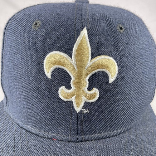 Cappello New Orleans Saints Uomo 6 7/8 Nero New Era 59Fifty Vintage Modello Pro NFL - Foto 5 di 12