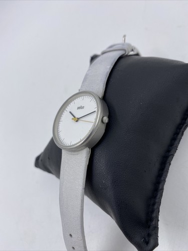 BRAUN WOMENS QUARTZ WATCH (BN0021WHWHL) Nice W/ New Battery & Guaranteed - Picture 2 of 9