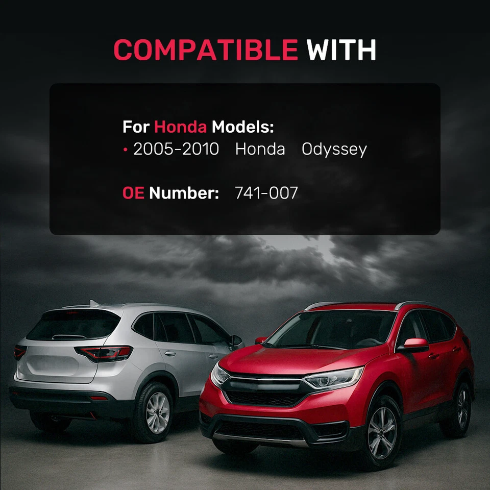 Power Window Regulator w/ Motor Front Driver Side For 2005-2010 Honda Odyssey Foto 3 de 4