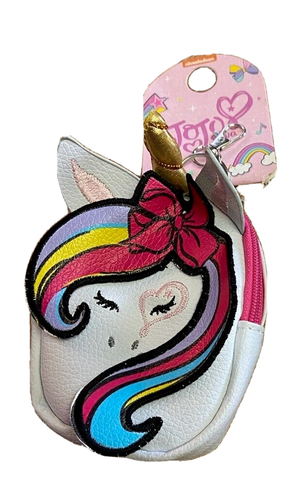 Jojo Siwa Unicorn Fashion Mini Backpack Keychain Color WHITE 4'' in Nickelodeon - Picture 5 of 10