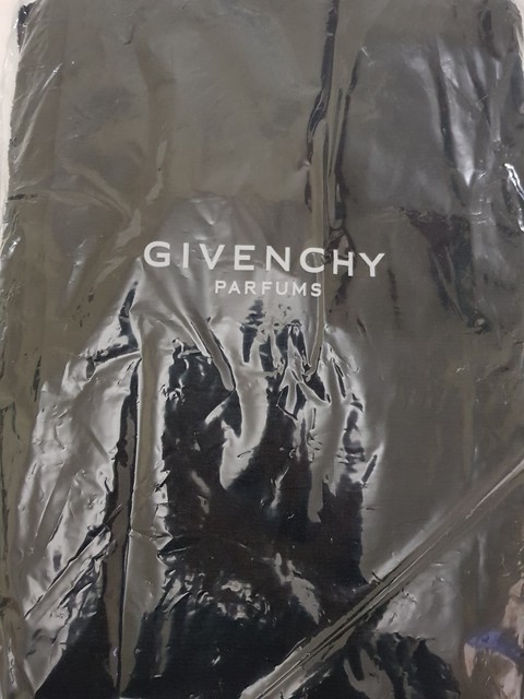 Givenchy Parfums Mens Black Cotton Bath Holiday Beach Towel For