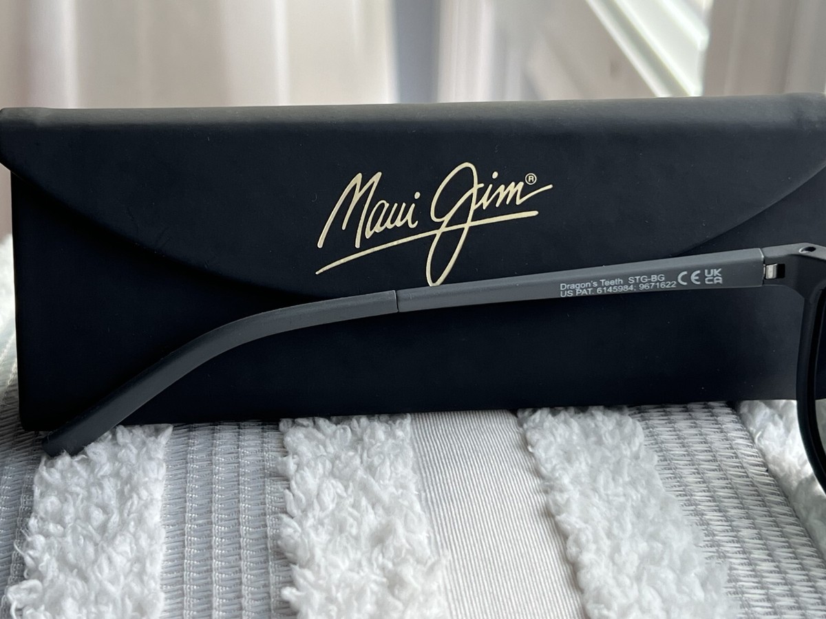 モアザンGANGSTER MT104MLX Maui Jim Dragons Teeth Lele Kawa MJ 811 11D Grey Stripe Frame