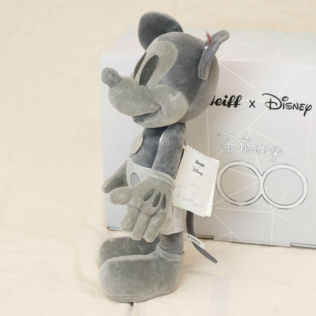 【Steiff】ミッキー ぬいぐるみ Disney100 Disney100: Mickey Mouse Plush by Steiff is the Perfect Way