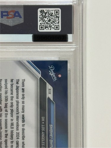PSA 10 Shohei Ohtani 2024 MLB Topps Now Card # 722 (FIRST 50/50 PLAYER EVER) JP - Picture 8 of 11