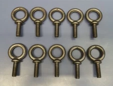 Lot of 10 Lifting Eye Bolts 1/2" x 1-1/2" EYE 1-1/8" ID 2" OD