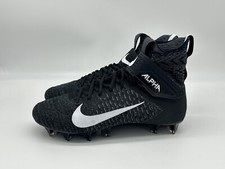 Nike Alpha Menace Elite 2 Men's Size 13 Black White Football Cleats AO3374-001