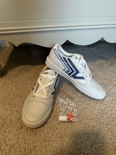 Vans x Penn Lowland CC White Navy Skateschuhe Turnschuhe Herren Größe 8, Damen 9,5
