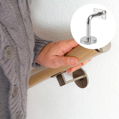 5 Pezzi Staffe per Corrimano in Acciaio Inossidabile per Staffe per Ringhiera a - Foto 2 di 12