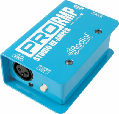Radial ProRMP Studio Re-Amper Passive Re-Amping Direct Box, New!