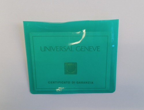 Universal Geneve garanzia anni '70 compilata con Il suo fodero - Imagen 6 de 11