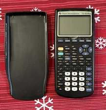 Texas Instruments TI-83 Plus Graphing Calculator For Parts or Repair Only As Is