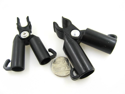 6pc of Garden Plant Support V Connectors pean bean plant Climbing Pole Joints - Picture 1 of 4