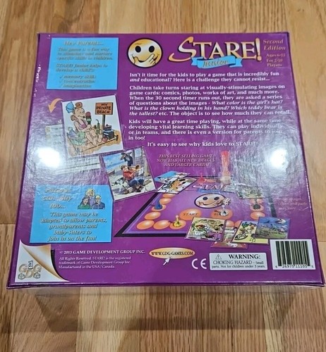 NEU VERSIEGELT Starren! Junior Brettspiel 2. Auflage Familienbeobachtungsspiel GDC - Bild 2 von 4