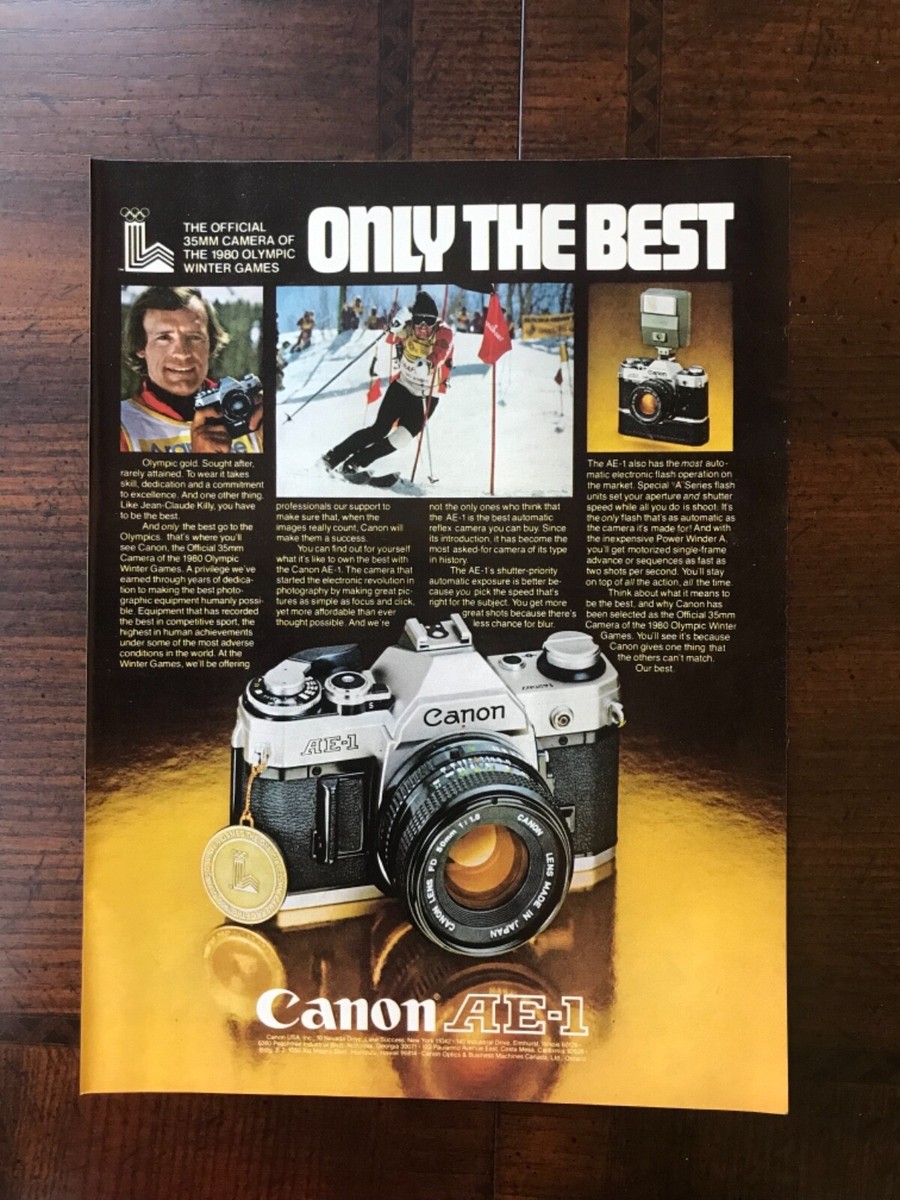 1979 vintage original original ad Canon AE1 Camera | eBay