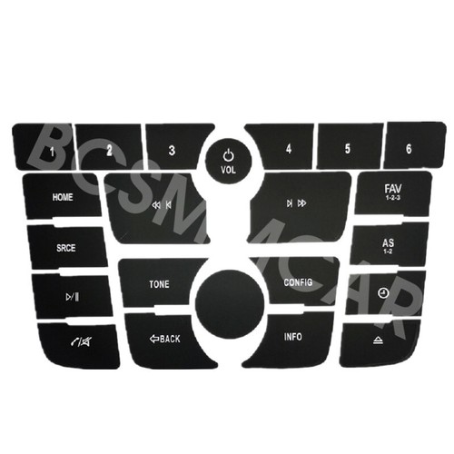 Radio Button Switch Decals Stickers Repair Kit Replacement Fit For Buick Encore - Picture 5 of 10