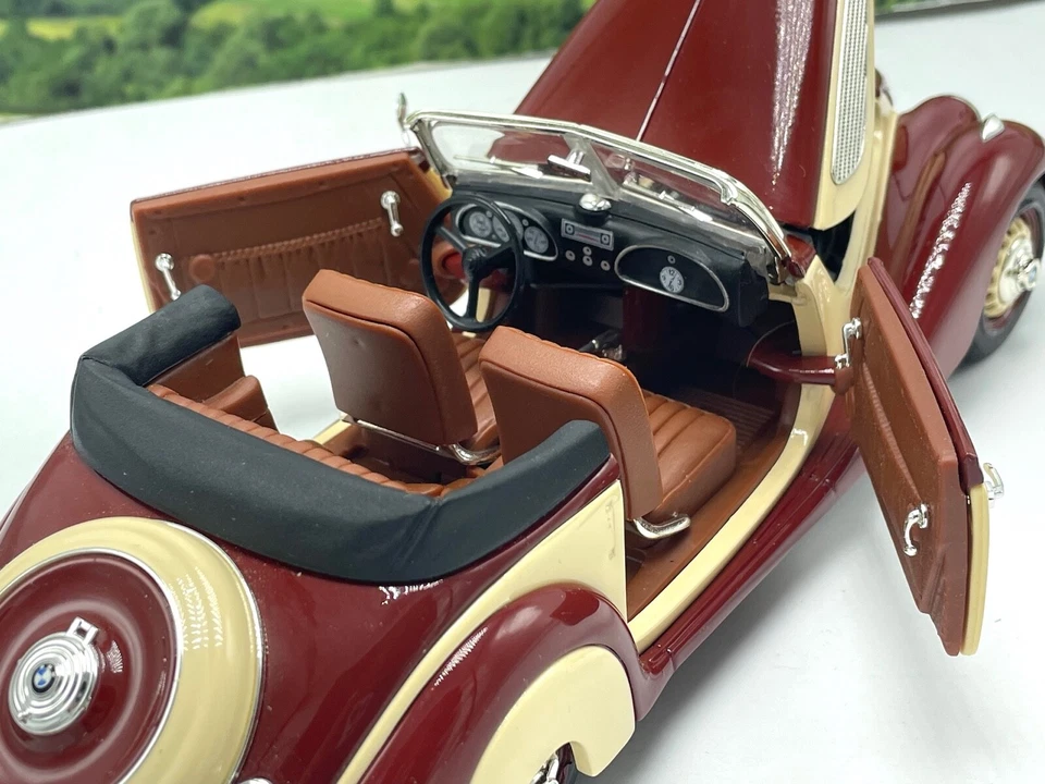 压铸 1/18 宝马 327 Cabrio 1937 年型号可转换 Guiloy 68565 顶线 — 第 4/4 张图片