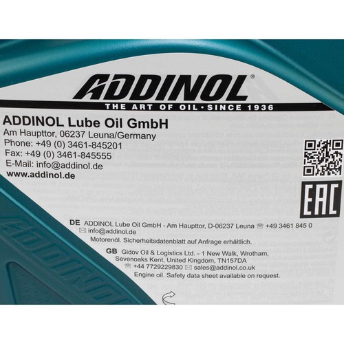 Motoröl Motor Öl ADDINOL 5W-40 Super Light 0540 3X 4 Liter für KIA Mercedes Opel - Bild 5 von 6