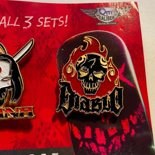 Suicide Squad 3 Pin Set Killer Croc Katana Diablo Enamel Pin QM DC Comics Geek - Picture 2 of 5