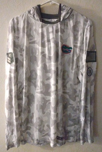 Men's Colosseum Arctic Camo Florida Gators OHT Military Appreciation Long Sleeve