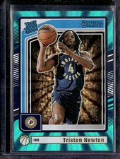 2024-25 Panini Donruss #216 Tristen Newton Rated Rookie Teal Laser 25/25 (55B)