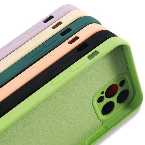 Liquid Silicone For iPhone 15 14 12 13 Pro Max Shockproof Case Cover Square - Picture 3 of 20