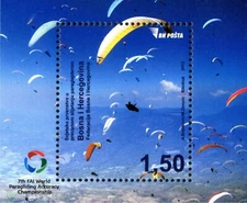 Bosnia & Herzegovina 2013 ☀  Sport - Paragliding MSS ☀ MNH**
