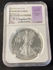 2014-W Proof American Silver Eagle NGC PF69 Ultra Cameo Elizabeth Jones Signed