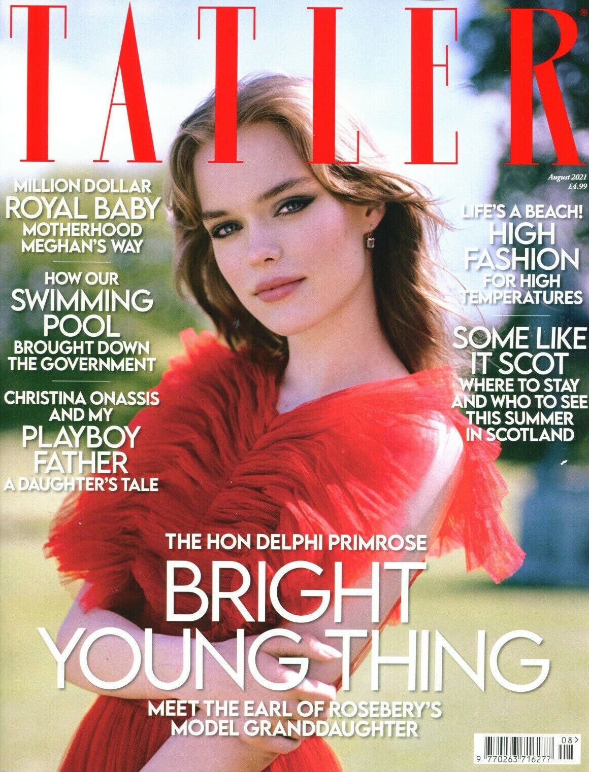 TATLER MAGAZINE  AUGUST 2021 UK EDITION - Picture 1 of 2