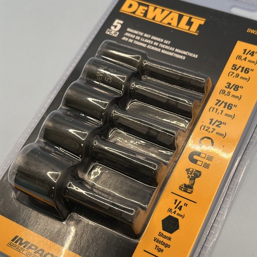 DeWALT Impact Ready 5-Piece Magnetic Nut Driver Bit Set DW2235IR - Picture 3 of 3