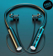 Neckband Headphones with Bluetooth for Sports Gaming  Runing Waterproof Earbuds