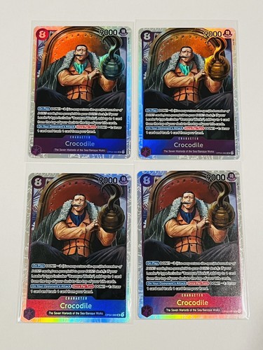 One Piece TCG Kingdoms Of Intrigue - Crocodile SR Foil #OP04-060 SR ENGLISH (4) - Picture 3 of 4