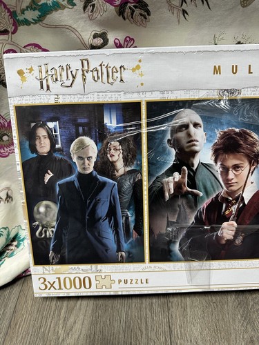 Clementoni Harry Potter Multi-Puzzle 3 x 1000 Piece Jigsaw Puzzle Size 69 x 50cm - Picture 2 of 5