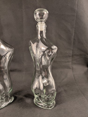 Depose - Adam und Eva - Man Frau Torso - Kefla - Glasflaschen Dekanter - Bild 5 von 13