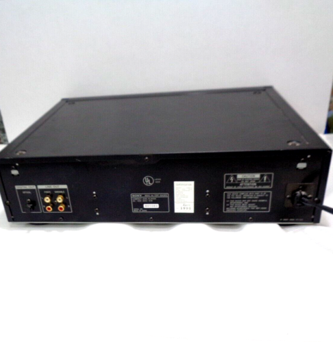 1996 SONY CDP-XA3ES SINGLE DISC CD PLAYER With Remote & Manual Needs Adustments - Picture 6 of 14