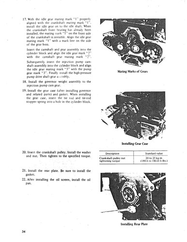 3 Diesel Engine Technical Service Manual Mitsubishi K3H K3M - Picture 10 of 18