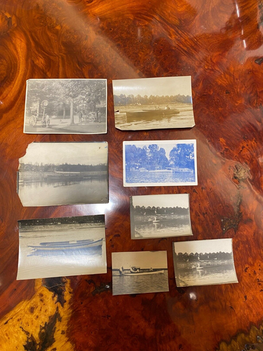 LOT DE PHOTOS CANOE SUR LA SEINE  ETS DALIFOL - Foto 1 di 5