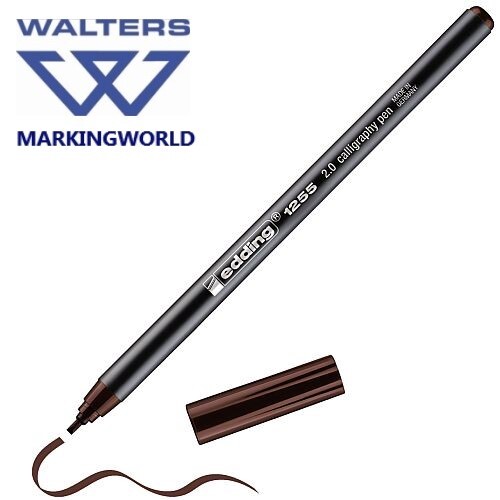 Edding 1255 Calligraphy Pen | 2.0, 3.5 & 5.0mm Nib Widths | 1 Pen | Black, Blue - Picture 10 of 15