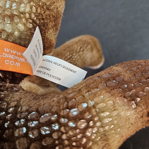 Wild Republic Triceratops Dinosaur 16" Long Dino Brown Tan Plush Stuffed Animal - Picture 11 of 14