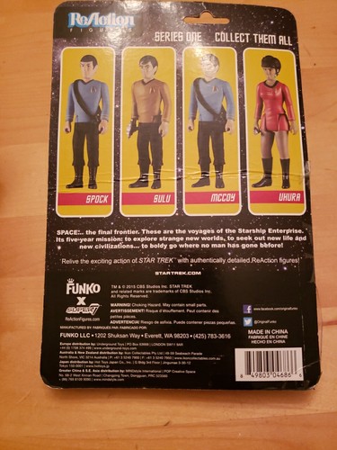 Star Trek Uhura ReAction Funko 3.75 Inch Action Figure - Picture 6 of 9