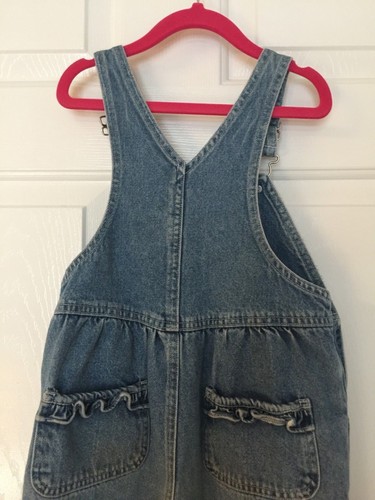 overalls Arizona jean company size 5t little girls blue Halloween scarecrow fall - Picture 8 of 12