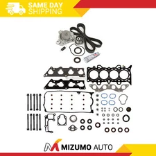 Head Gasket Set MLS Timing Belt Kit Water Pump Fit 01-05 Honda Civic 1.7L D17A1