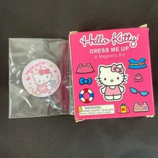 Hello Kitty Dress Me Up Magnetic Kit + Phone Grip W/ Hello Kitty Hearts Chu