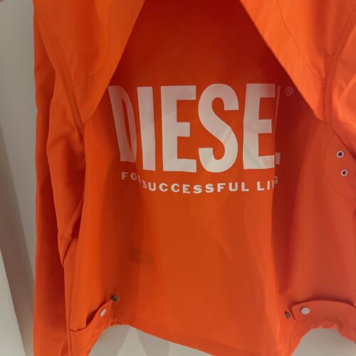 Iacket Diesel Naranja DBZ Brock Resistente al Agua Nuevo con Etiquetas Medio - Imagen 3 de 4