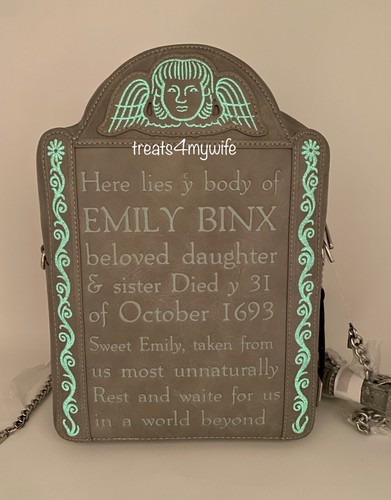 NEU Stitch Shoppe Loungefly HOCUS POCUS Emily Binx Tombstone Rucksack & Pin - Bild 2 von 12