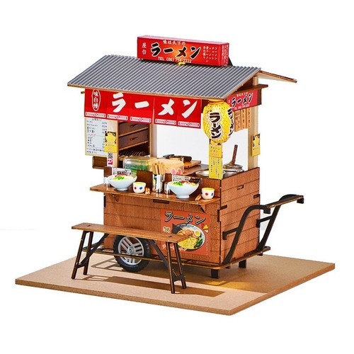 Miniature Building Model Set LED Lighting City Street View Scene Display Model - Picture 8 of 187